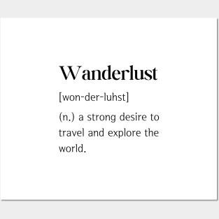 Dictionary Description for Wanderlust Posters and Art